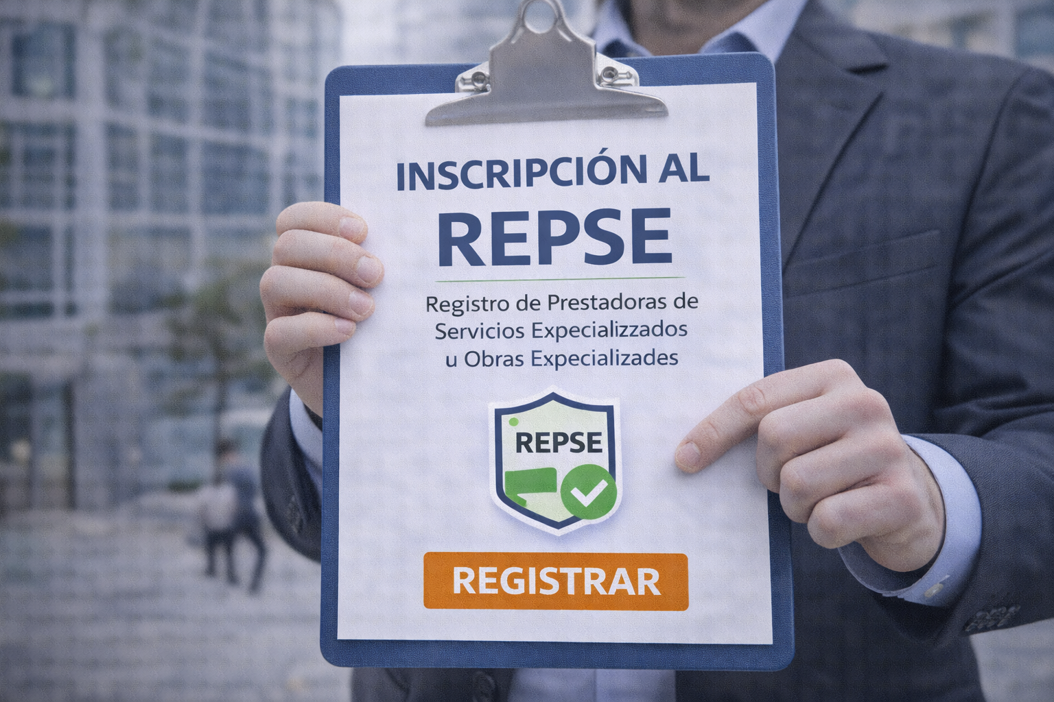 Proceso de inscripción al REPSE para empresas de servicios especializados en México.