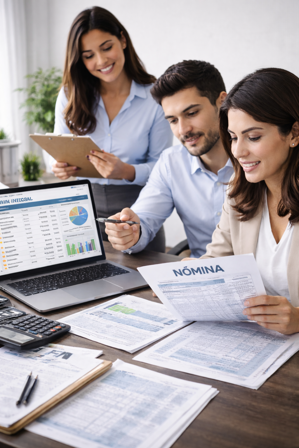 Gestión profesional de nómina integral con cálculo de percepciones, deducciones y timbrado CFDI en México.