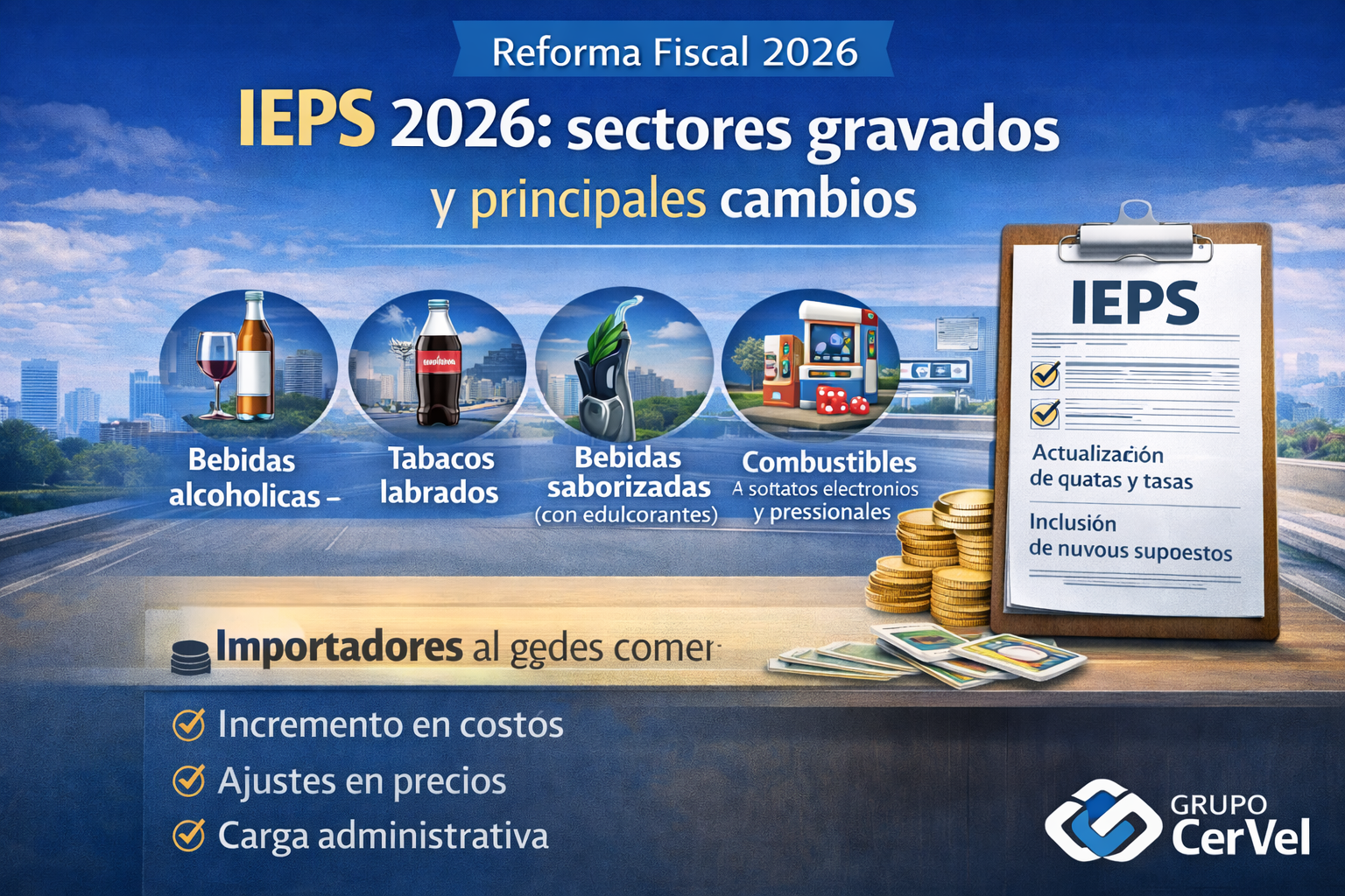 IEPS 2026: sectores gravados y principales cambios